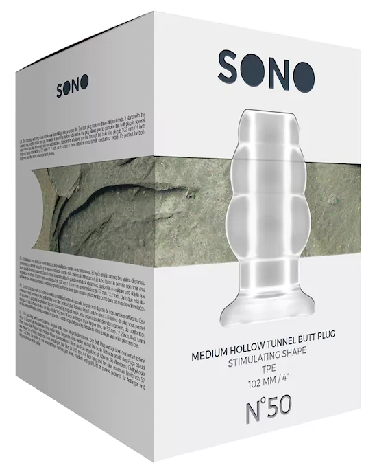 Shots Sono Butt Plug - Medium Clear