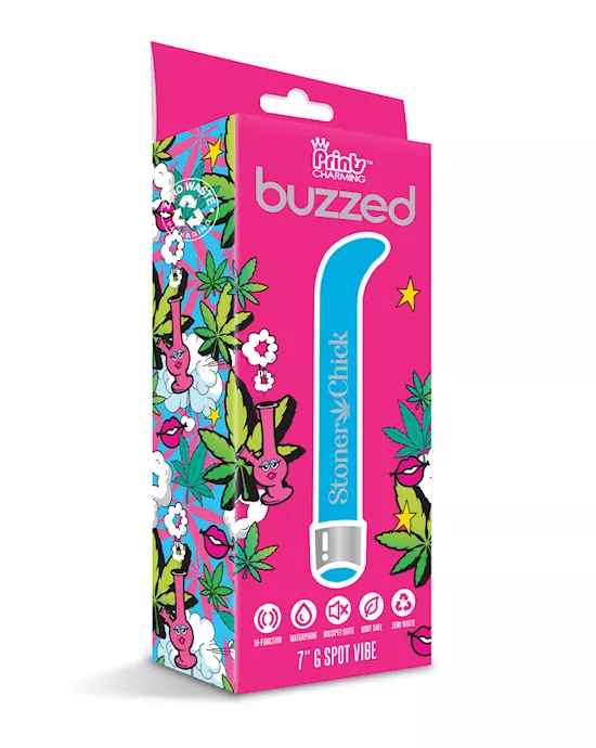 Buzzed 7" G-Spot Vibe  - Stoner Chick Blue