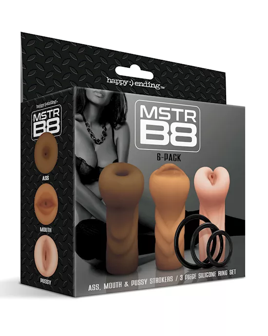 MSTR B8 Stroker Set w/C-Rings - Assorted Pack of 3