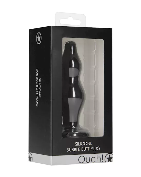 Shots Ouch Bubble Butt Plug - Black
