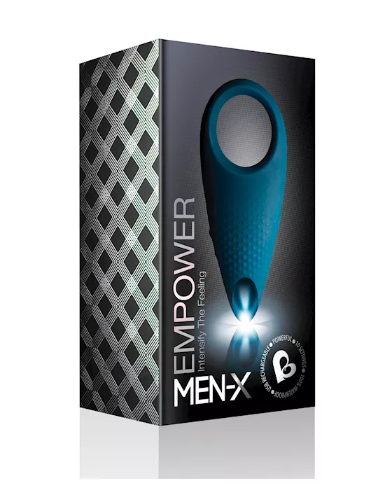 Rocks Off Men-X Empower Couples Stimulator - Blue