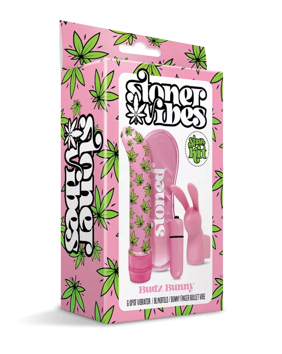 Stoner Vibes Budz Bunny Stash Kit - Pink