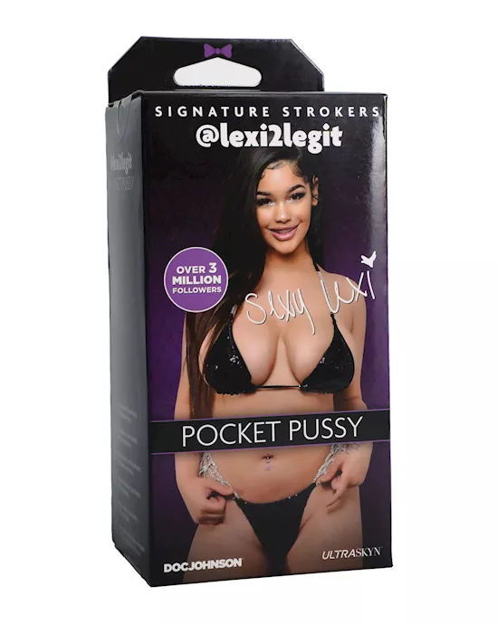 Signature Strokers Girls of Social Media ULTRASKYN Pocket Pussy  - @lexi2legit