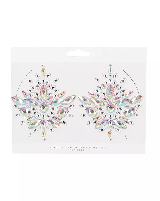 Shots Bliss Dazzling Nipple Bling  Sticker O/S