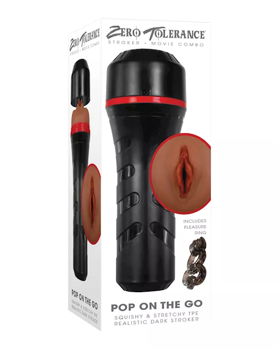 Zero Tolerance Pop On the Go Stroker - Dark
