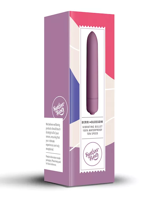 SugarBoo Berri Blossom Vibrating Bullet - Mauve