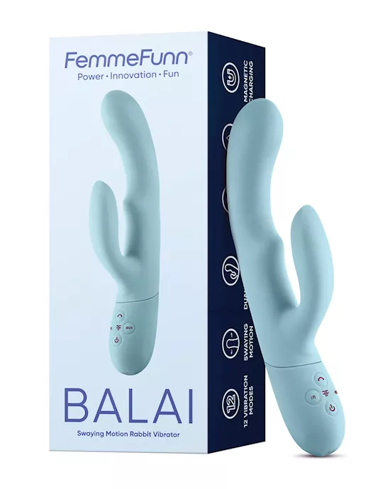 Femme Funn Balai Side to Side Swaying Rabbit - Light Blue