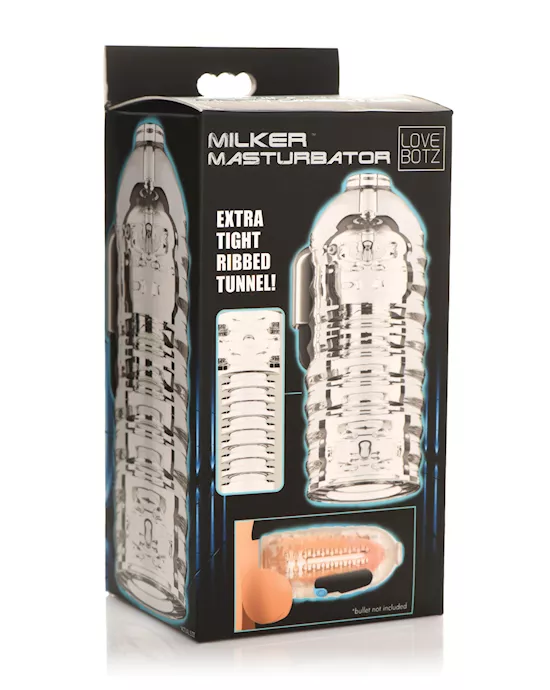 LoveBotz Milker Replacement Masturbator - Clear