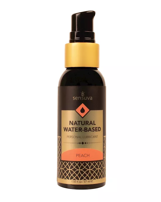 Sensuva Natural Water Based Personal Moisturizer - 2 oz Peach
