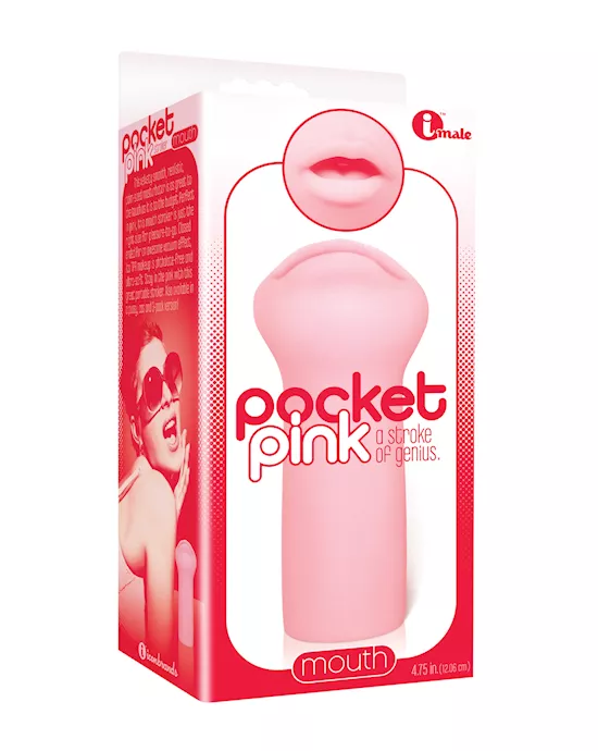 The 9's Pocket Pink Mini Mouth Masturbator