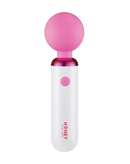 Pomi Wand Clit Tease Vibrating Wand - White
