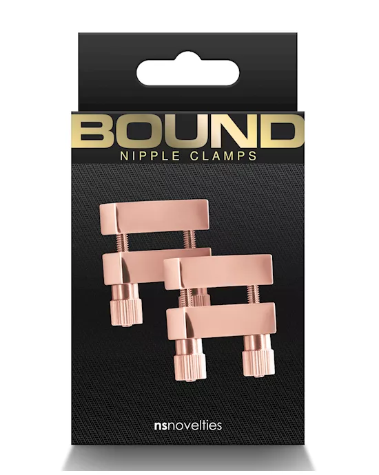 Bound V1 Nipple Clamps - Rose Gold