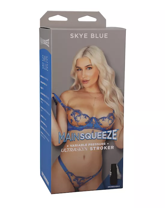 Main Squeeze ULTRASKYN Pussy Stroker - Skye Blue