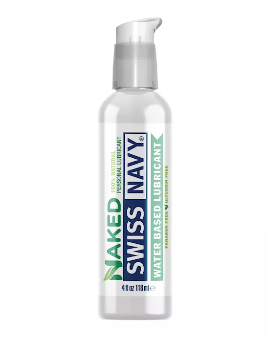 Swiss Navy Naked All Natural Lubricant - 4 oz