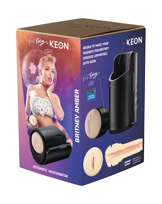 Kiiroo Keon Feel Stars Collection Stroker Combo Set - Britney Amber
