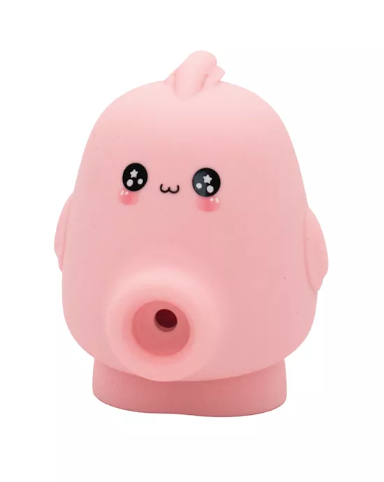 Natalie's Toy Box Kawaii Kiss Clit Flicker & Air Stimulator - Pink