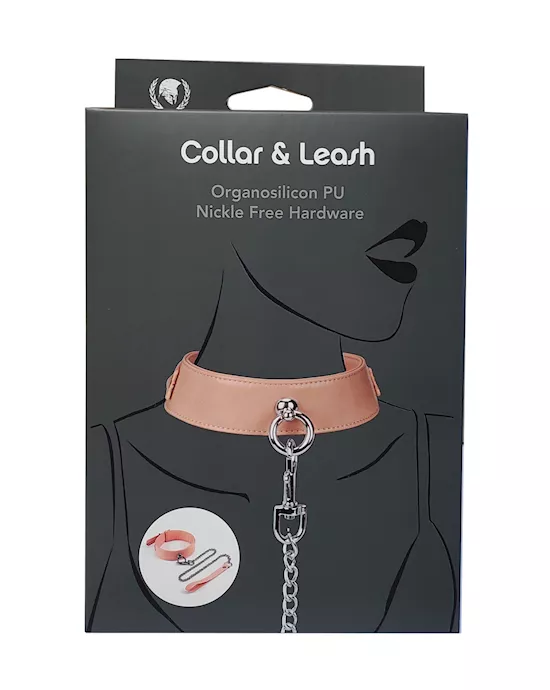 Spartacus Organsilicone PU Collar & Leash