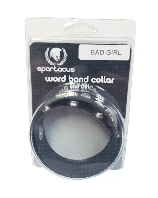 Spartacus BABYGIRL Leather Collar - Black
