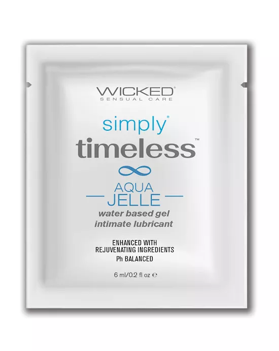 Wicked Sensual Care Simply Timeless Jelle Water Based Lubricant - .2 oz