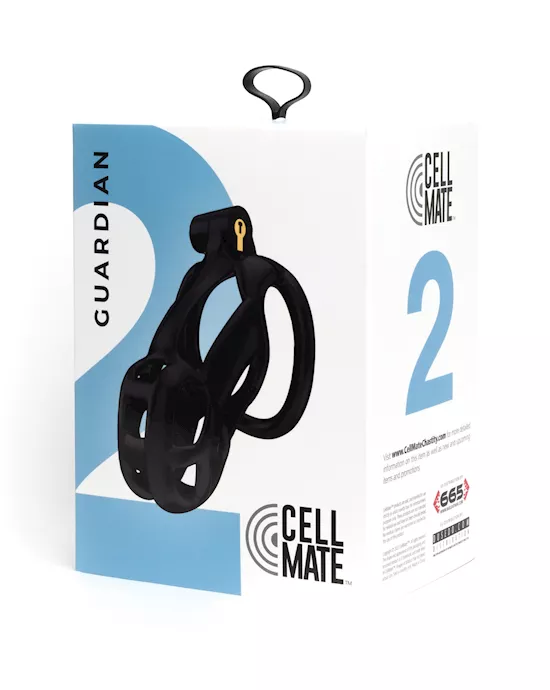 Sport Fucker Cellmate Guardian Chastity Cage - Size 2 Black