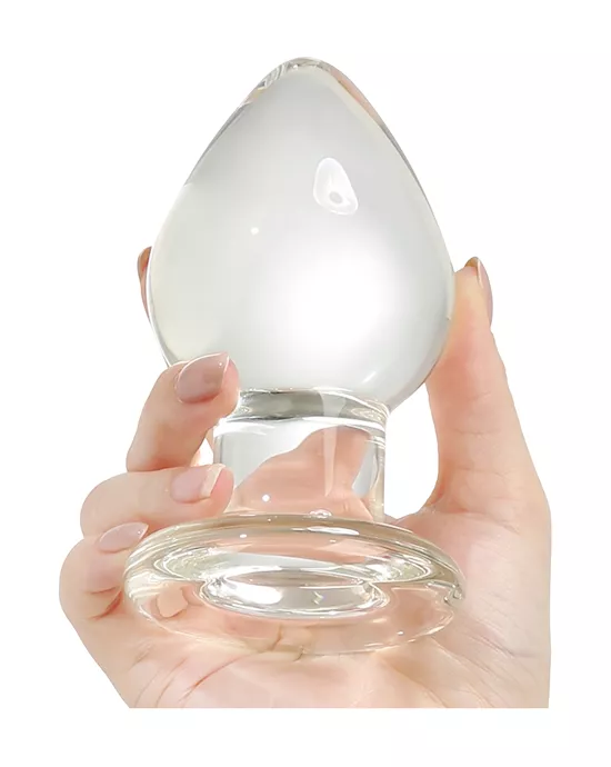 Wide Glass Butt Plug