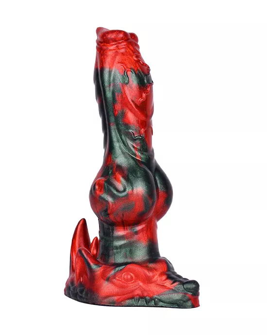 Fiery Fenrir Knotted Fantasy Dildo
