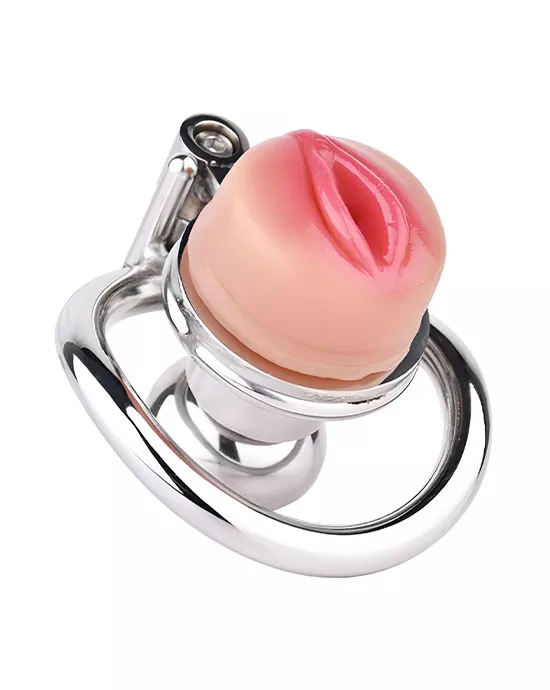 Sex-Changed Sissy Inverted Chastity Cage