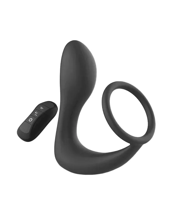 Beast Remote Controlled Prostate Massager With Cock Ring