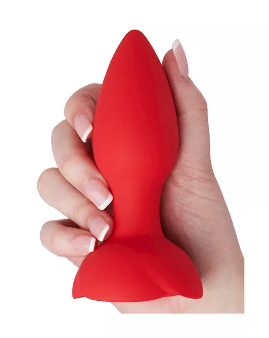 Rose Vibrating Butt Plug