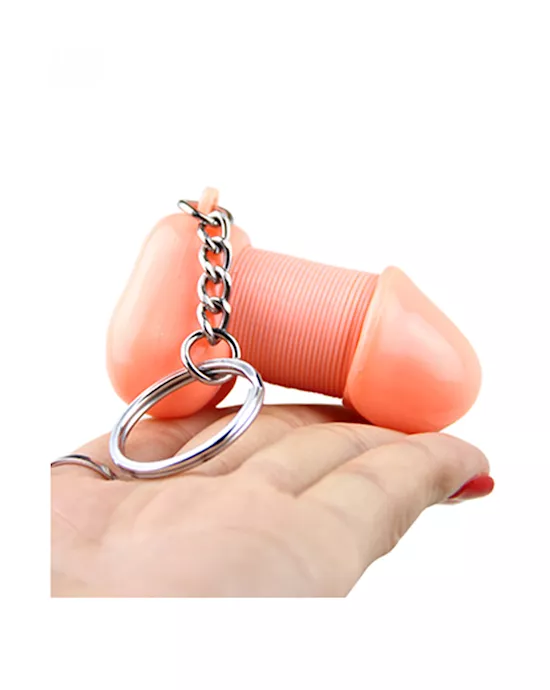 Slinky Cock Key Ring