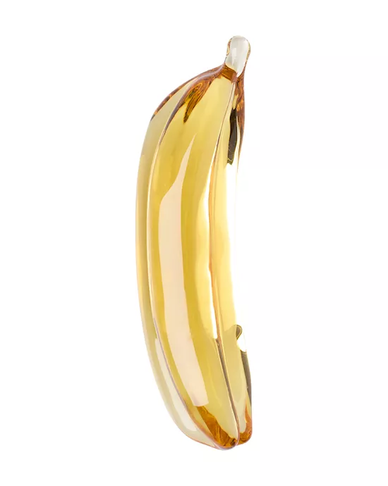 Lucent Banana Glass Dildo