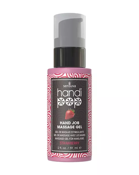 Handipop Strawberry Edible Massage Gel - 59ml