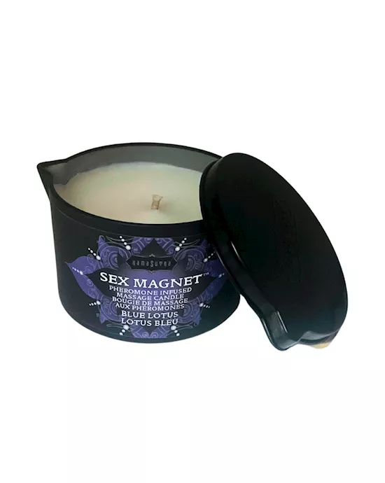 Sex Magnet Blue Lotus Pheromone Massage Candle