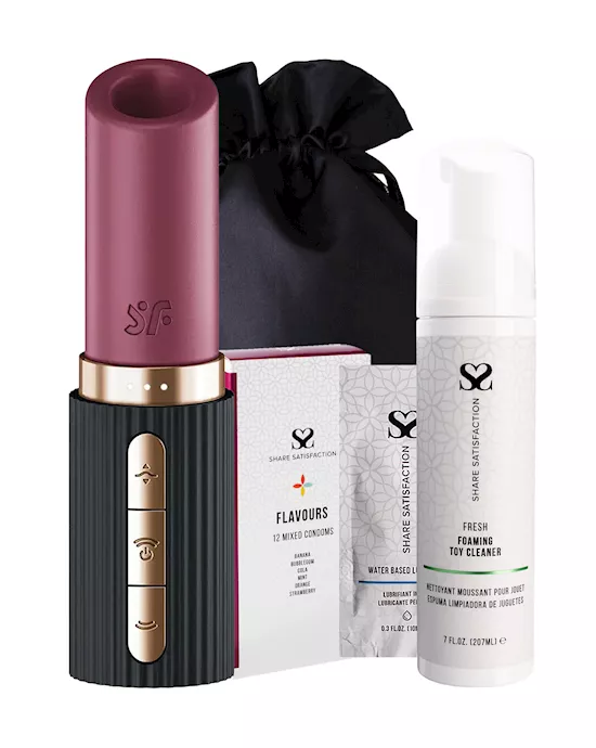 FREE Satisfyer Pro 2 Kiss - Essentials Bundle