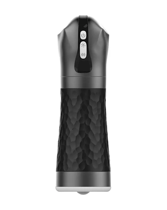 Honeycomb Silicone Vibrating Masturbator