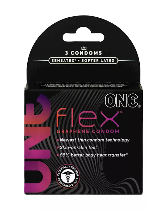 One Flex Condoms 3pk