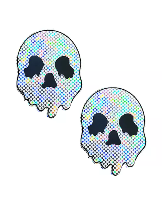 Booyah! Holographic Ghost Nipple Cover Pasties