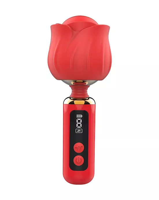 Rose Massage Wand Vibrator