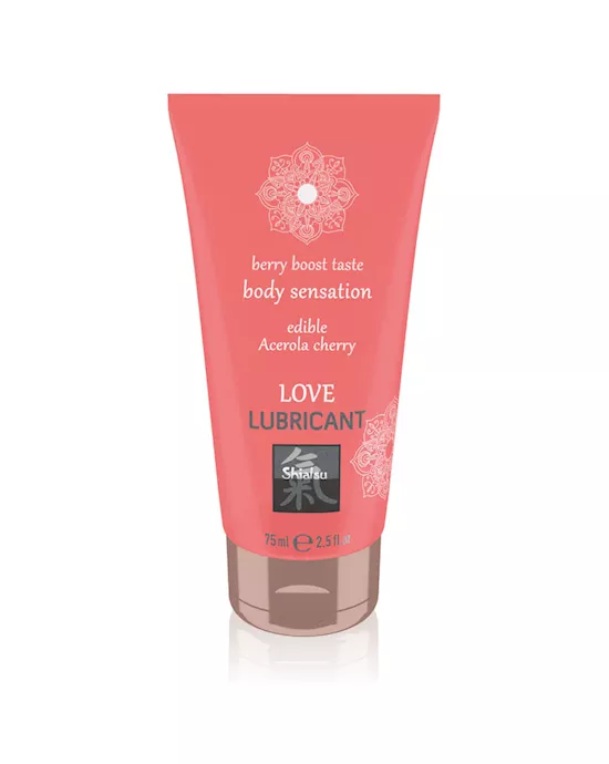 Shiatsu Acerola Cherry Flavoured Love Lubricant 75ml