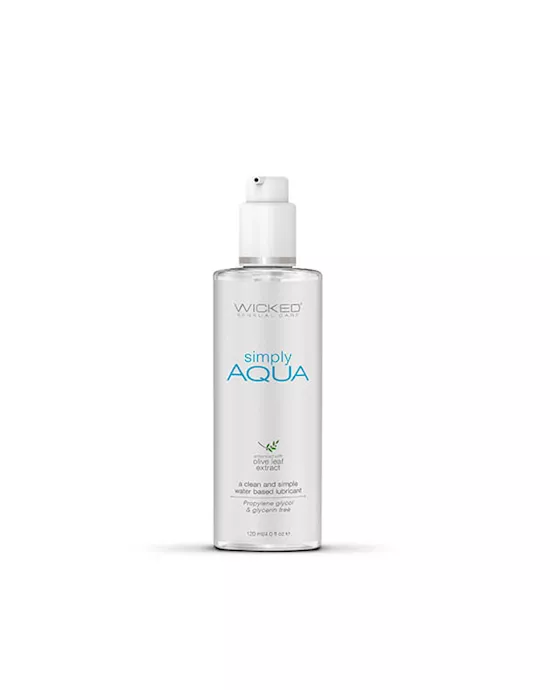 Wicked Simply Aqua Water Based Lubricant 120ml