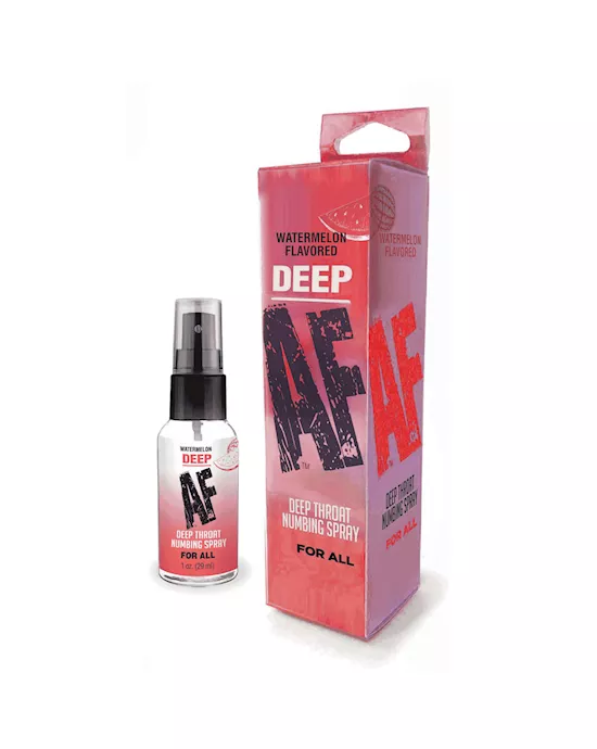 Deep AF Watermelon Watermelon Flavoured Deep Throat Spray