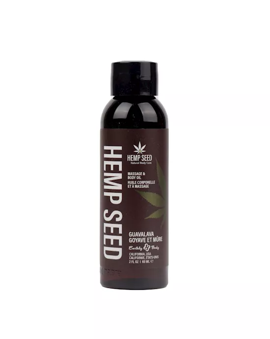 Hemp Seed Guavalava Massage & Body Oil 59ml