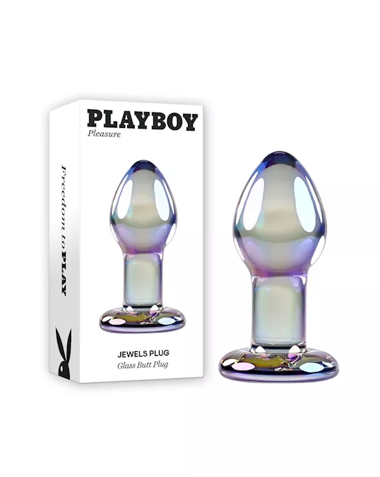 Playboy Pleasure Jewels Plug Glass Butt Plug