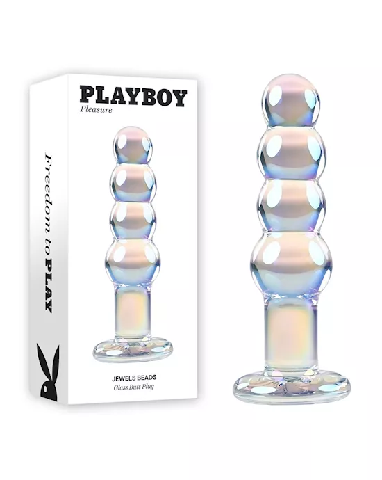 Playboy Pleasure Jewels Beads Glass Anal Beads