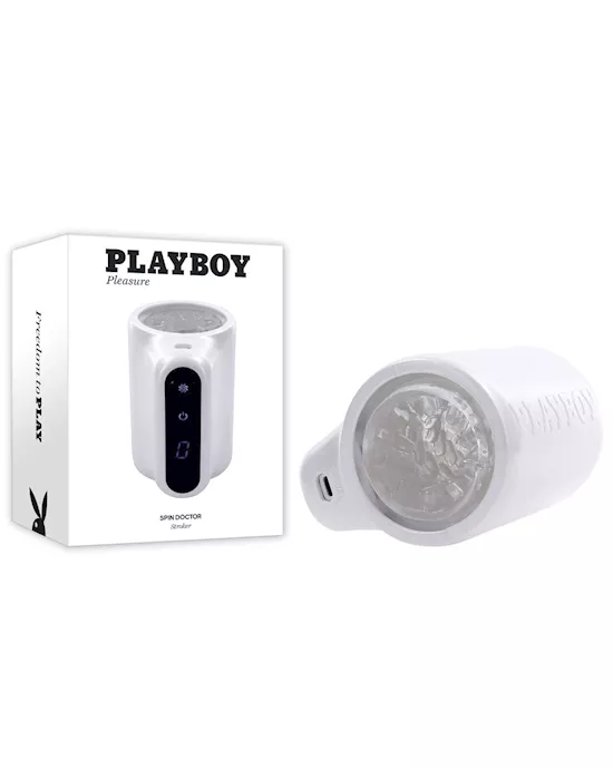 Playboy Pleasure Spin Doctor Vibrating & Spinning Stroker