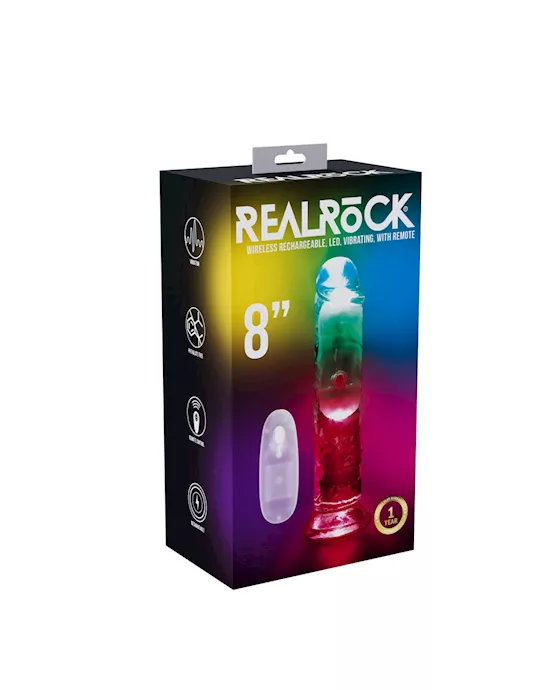 RealRock LED Vibrating Dong with Remote