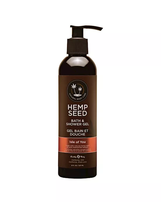Hemp Seed Isle Of You Coconut Water, Citrus & Vanilla Scented Bath & Shower Gel 237ml