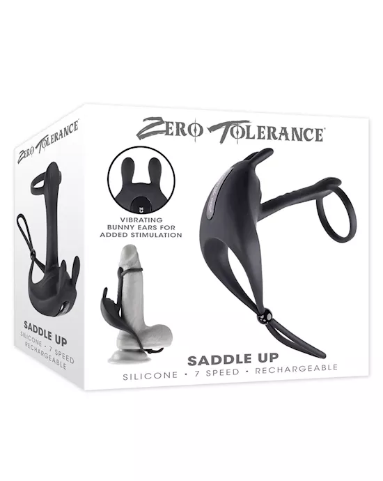 Zero Tolerance Saddle Up Vibrating Cock & Ball Rings