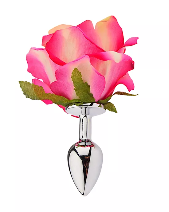 Floral Steel Anal Plug