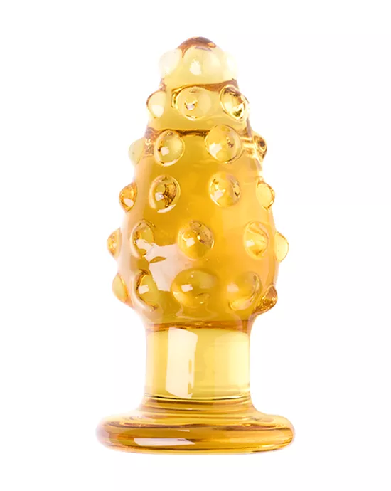 Lucent Hive Glass Butt Plug